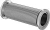 High-Vacuum Hose with Claw-Clamp Fittings